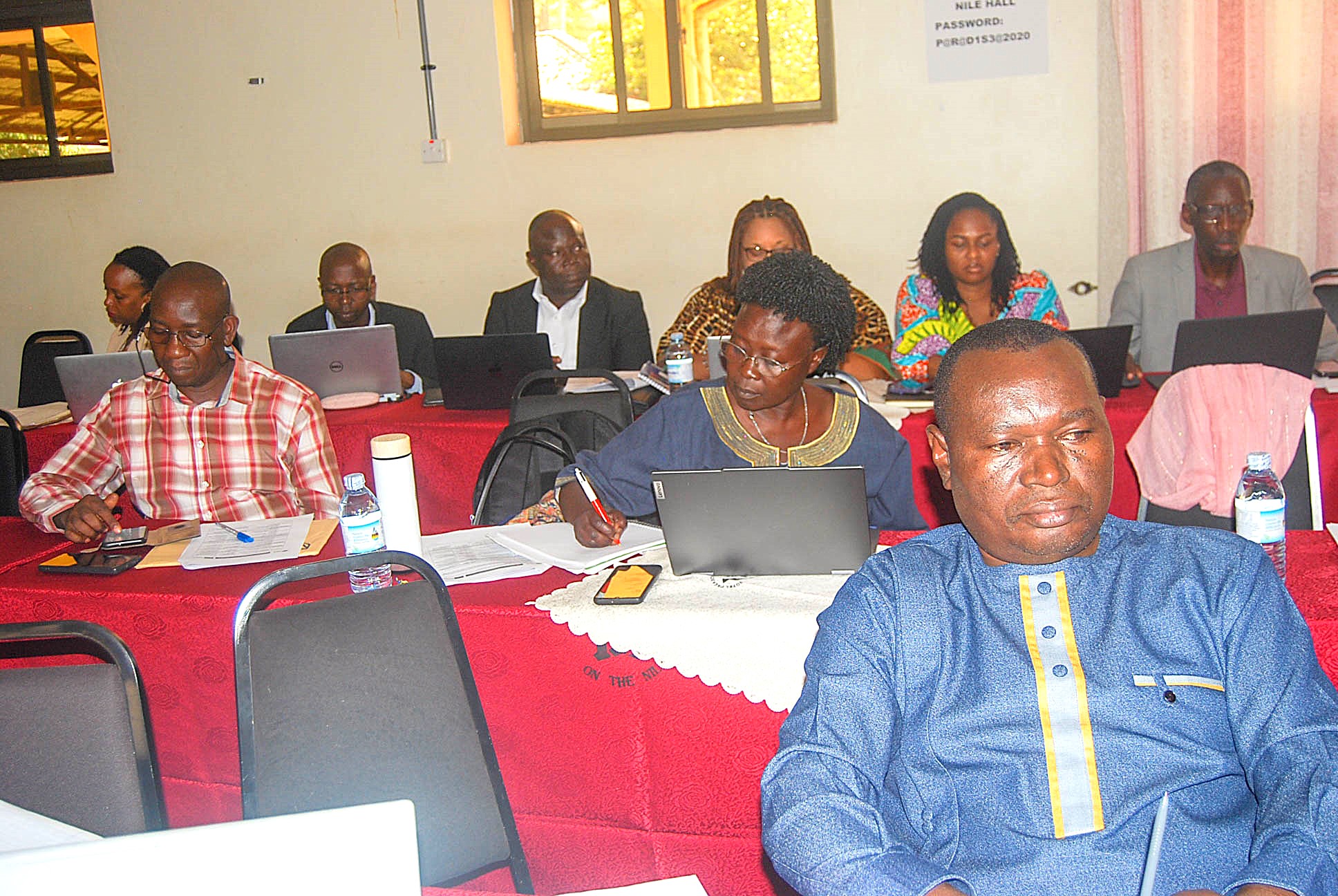 Participants following the proceedings. European Union-funded four year Transitioning Higher Education Regulators and Universities to Competence-Based Education in East and West Africa (TRUCE) project to strengthen the capacities of universities and higher education regulators in Uganda and Ghana to transition to Competence-Based Education (CBE) implemented by College of Education and External Studies (CEES), Makerere University Kampala. Inception Meeting 8th and 9th of April 2026, Jinja Uganda, East Africa.