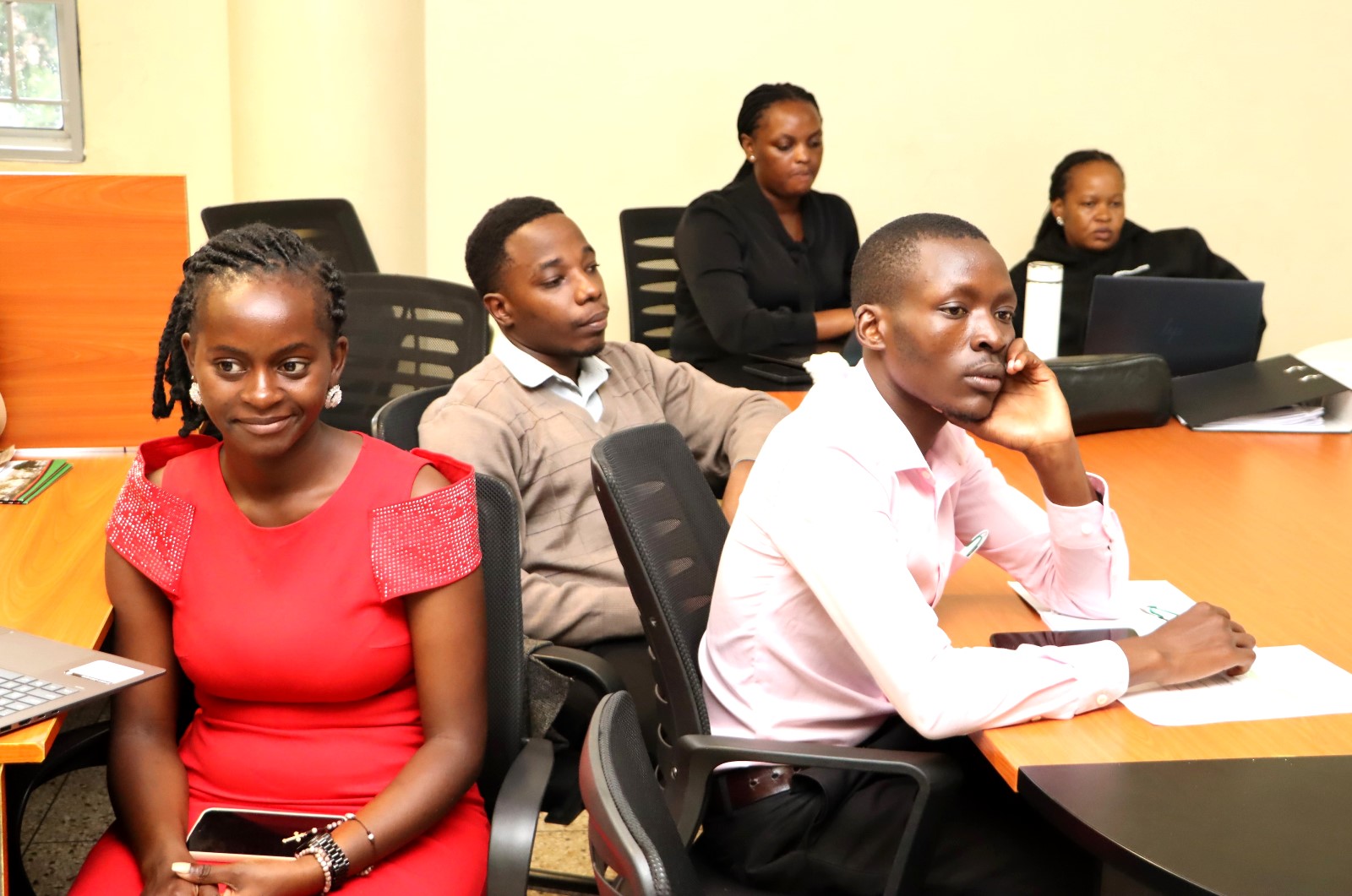 Some of the attendees. Environment for Development (EfD) Initiative Seminar Series, Public Lecture by French economist Nathalie Ferriere, titled “Donor Cooperation or Competition: What Do We Know from Economics Research and What Should We Investigate.” 16th April 2026, Yusuf Lule Central Teaching Facility, Makerere University, Kampala Uganda, East Africa.