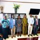 L-R: Dr. Zaina Nakabuye, Dr. Jude Mugarura, Dr. Agnes Sansa, Dr. Sizile Makola, Prof Edward Bbaale and Dr. Anthony Tibaingana at the 8th April 2026 meeting in the Office of the Principal. Principal of the College of Business and Management Sciences (CoBAMS), Prof. Edward Bbaale welcomes Dr. Sizile Makola, a Senior Lecturer in Human Resource Management from the University of South Africa (UNISA), to the College and Makerere University, Kampala Uganda, East Africa, 8th April 2026.