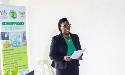 The Principal Investigator, Dr. Patience Tugume addressing participants at the dissemination workshop held in Mbarara City on 15th April 2026. Department of Plant Sciences, Microbiology and Biotechnology, College of Natural Sciences (CoNAS), Makerere University, Kampala, project “Bio-innovation of biogas, biofertilizer, and biopesticide through the utilization of bio-waste” to promote transformation of household food waste into biogas and other valuable bio-products, dissemination of research findings to stakeholders in Mbarara City, 15th April 2026, Uganda, East Africa.