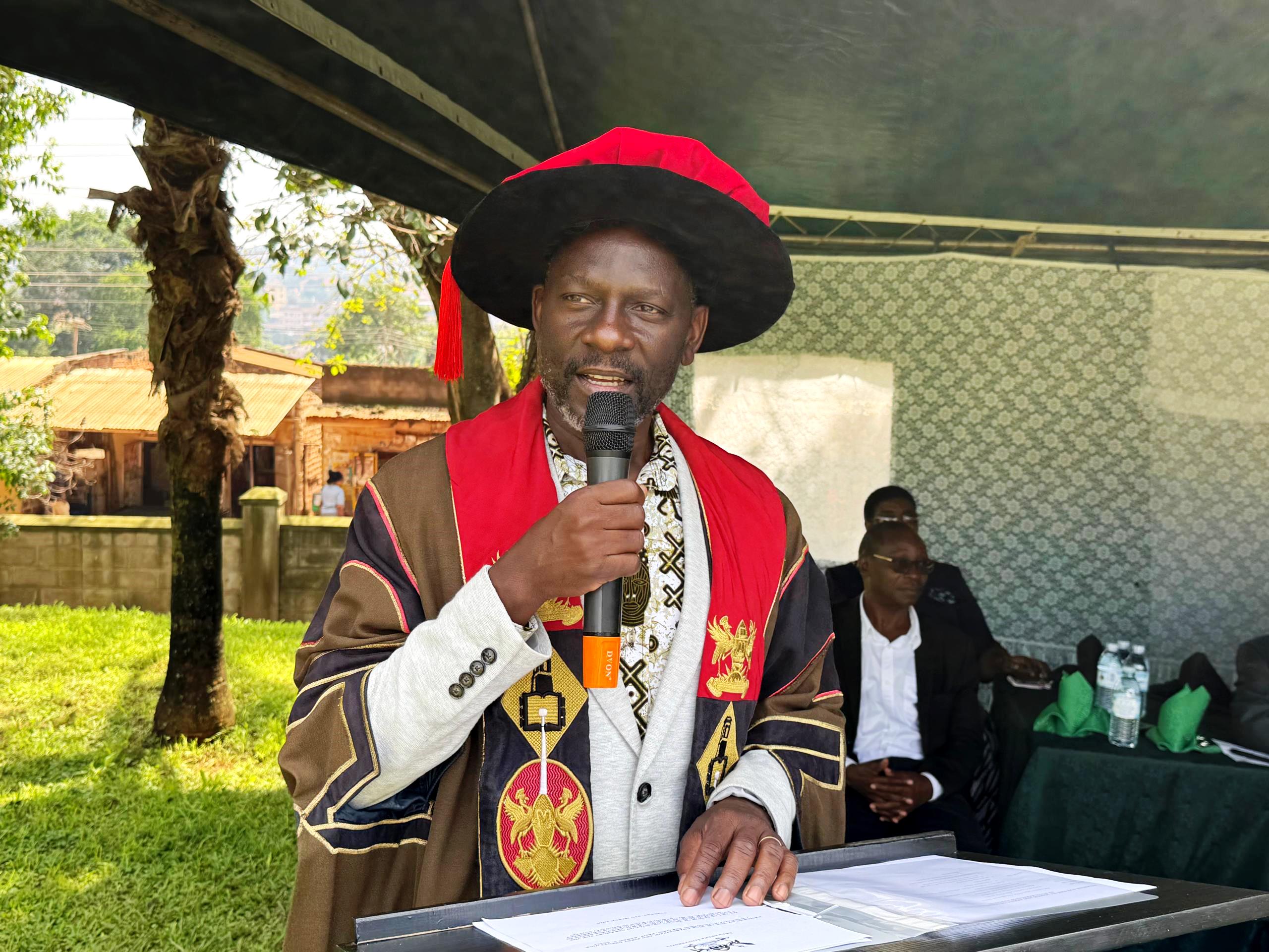 Prof. Julius Kikooma. 100 graduates unveiled as job creators during the 6th certificate award ceremony of the College of Veterinary Medicine, Animal Resources and Biosecurity (COVAB) at Ruth Keesling Wildlife Health and Research Centre Gardens, 31st March 2026, Makerere University, Kampala Uganda, East Africa.