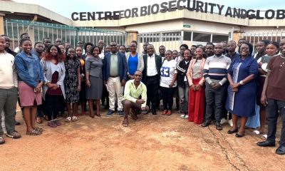 Department of Livestock and Industrial Resources Bachelor of Industrial Livestock and Business (BILB) and Bachelor of Animal Production Technology and Management (BAPT) finalists Careers Day, theme “Bridging Academic Training and Industry Practice: Preparing Livestock Graduates for Professional Excellence and Sector Transformation,” April 2026, Centre for Biosecurity and Global Health, College of Veterinary Medicine, Animal Resources and Biosecurity (CoVAB), Makerere University, Kampala Uganda, East Africa.