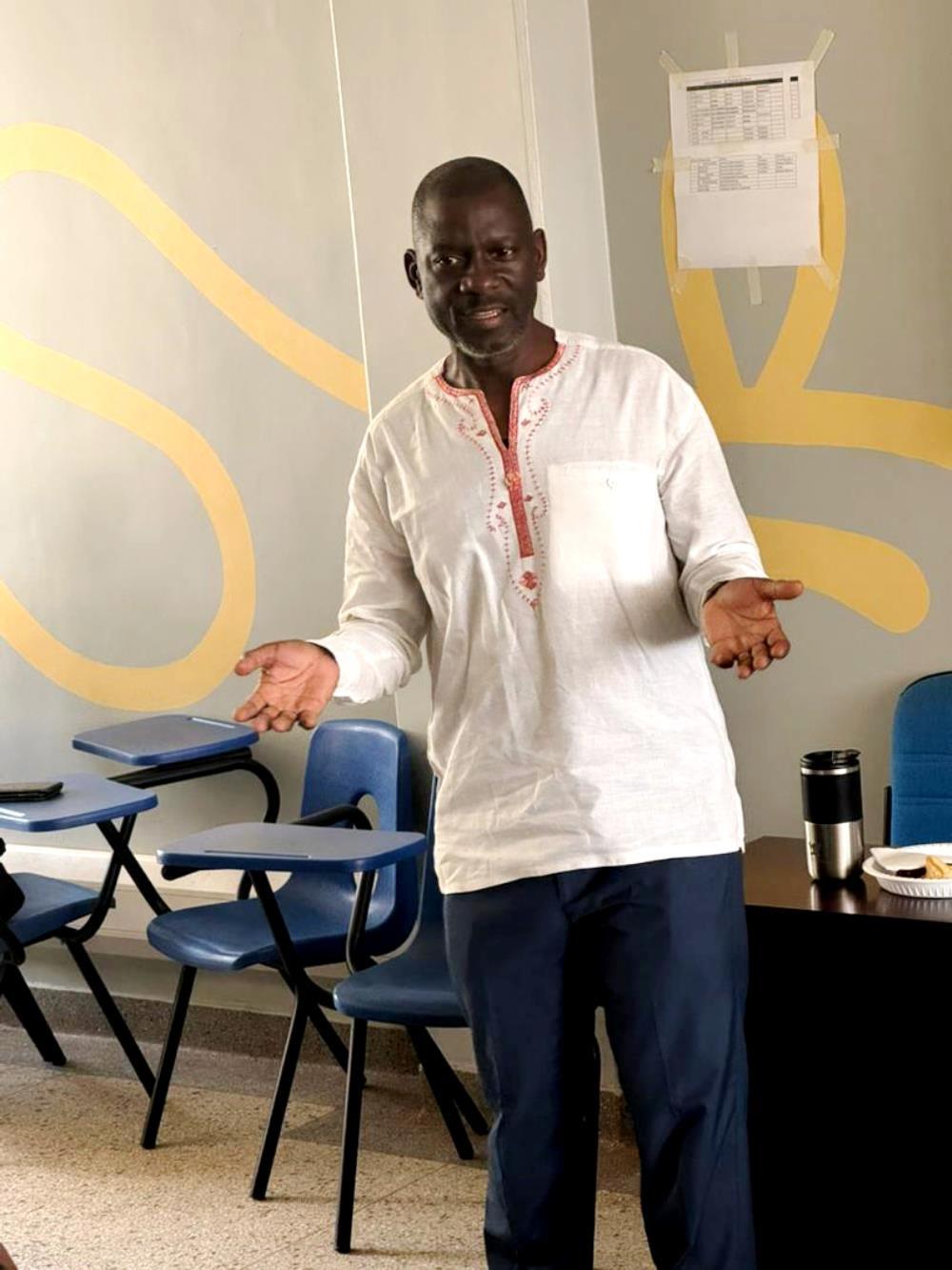 Prof. Julius Kikooma. Intensive, hands-on training in the Research Information Management System (RIMS) by the Directorate of Graduate Training (DGT) and Directorate for ICT Support (DICTS) for College Registrars and Senior IT Technicians, 10th April 2026, Lecture Room 4.1 Computer Lab, Yusuf Lule Central Teaching Facility, Makerere University, Kampala Uganda, East Africa.