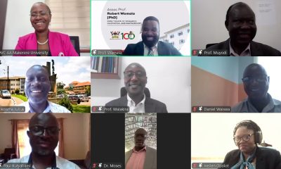 A screenshot of some of the speakers at the high-level webinar. A high-level webinar hosted by the Directorate of Research, Innovations and Partnerships in collaboration with the Directorate of Graduate Training at Makerere University, Kampala Uganda, East Africa reinforces urgent need for early engagement with research ethics, drawing over 500 participants in attendance and close to 980 registrations to discuss ethical approval processes and responsible research conduct, 9th April 2026.