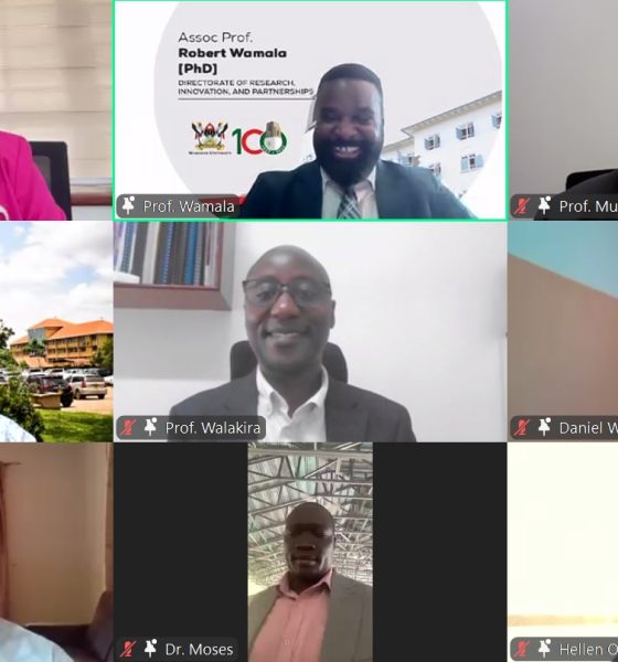 A screenshot of some of the speakers at the high-level webinar. A high-level webinar hosted by the Directorate of Research, Innovations and Partnerships in collaboration with the Directorate of Graduate Training at Makerere University, Kampala Uganda, East Africa reinforces urgent need for early engagement with research ethics, drawing over 500 participants in attendance and close to 980 registrations to discuss ethical approval processes and responsible research conduct, 9th April 2026.