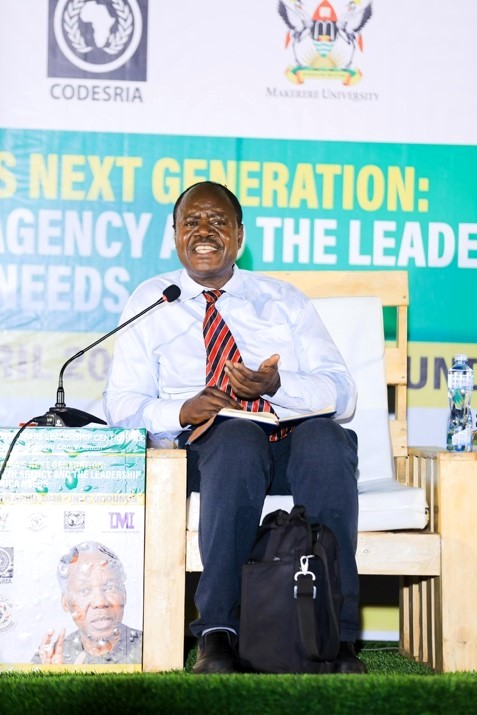 Professor Julius Kiiza. 2026 Julius Nyerere Leadership Lecture and Youth Conversations at Makerere University. Convened by the Julius Nyerere Leadership Centre (JNLC) in partnership with the Council for the Development of Social Science Research in Africa (CODESRIA), April 13, 2026, Kampala Uganda, East Africa.