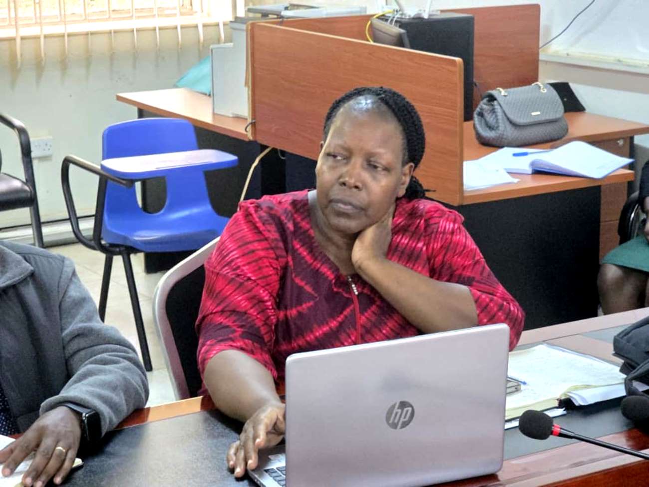 Prof. Ruth Nsibirano. Journal Editors’ Workshop organized by Makerere University Press (Mak Press) to discuss publication standards, consistency in journal production, international indexing requirements, governance, and sustainability of academic journals, April 23, 2026, in the Smart Room, College of Humanities and Social Sciences (CHUSS), Kampala Uganda, East Africa.