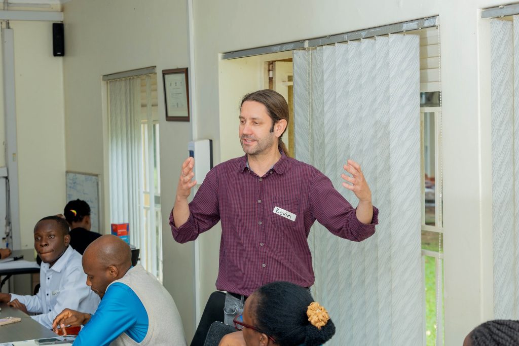 Dr. Kevin Deane of The Open University emphasised the need to move beyond conventional malaria interventions to better understand how livelihoods and everyday activities shape exposure during the stakeholder workshop in Kololo, Kampala, on April 15, 2026. Stakeholders’ workshop on the social determinants of malaria led by Assoc. Prof. David Musoke of Makerere University and Dr. Kevin Deane of The Open University presented ongoing and previous findings, April 15, 2026, at MakSPH’s Resilient Africa Network, Plot 30, Upper Kololo Terrace, Kampala Uganda, East Africa.