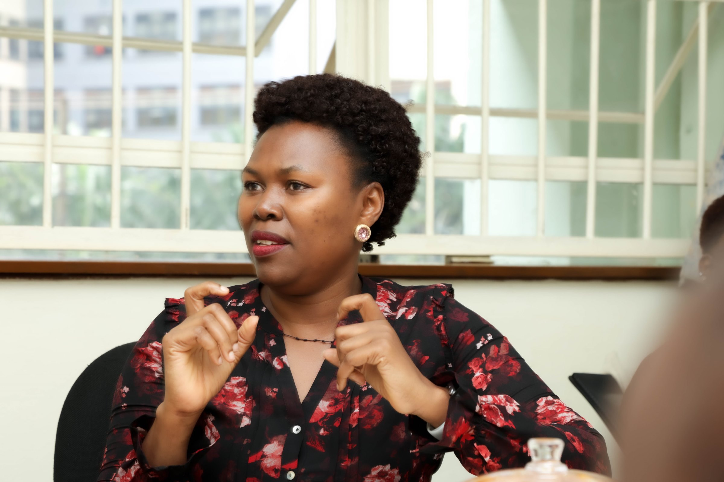 Ms. Annet Khabuya, who takes over as the new MakSPH Registrar. Ms. Gladys Khamili hands over to Ms. Annet Khabuya after 12 years of service as Registrar and transitions to senior role Deputy Registrar, Senate Division, Office of the Academic Registrar during the Makerere University School of Public Health (MakSPH) 239th Management Meeting, 15th April 2026, Mulago Campus, Kampala Uganda, East Africa.