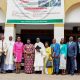 The Vice President H.E Jessica Alupo (5th L), with the Vice Chancellor-Prof. Barnabas Nawangwe (2nd L), the Chaplain Rev. Fr. Josephat Ddungu (6th L) pose for a commemorative photo with other University officials at St. Augustine Chapel ahead of the Holy Mass and the Fundraising Event for the expansion of the Student Centre. Marking 85 years of St. Augustine Chapel under the theme, “Our hearts are restless until they rest in you, O Lord,” thanksgiving Mass led by His Grace, Paul Ssemogerere, Archbishop of the Roman Catholic Archdiocese of Kampala, and Chief Guest as Vice President H.E. Maj. (Rtd)  Jessica Alupo, April 12, 2026, Freedom Square, Makerere University, Kampala Uganda, East Africa.