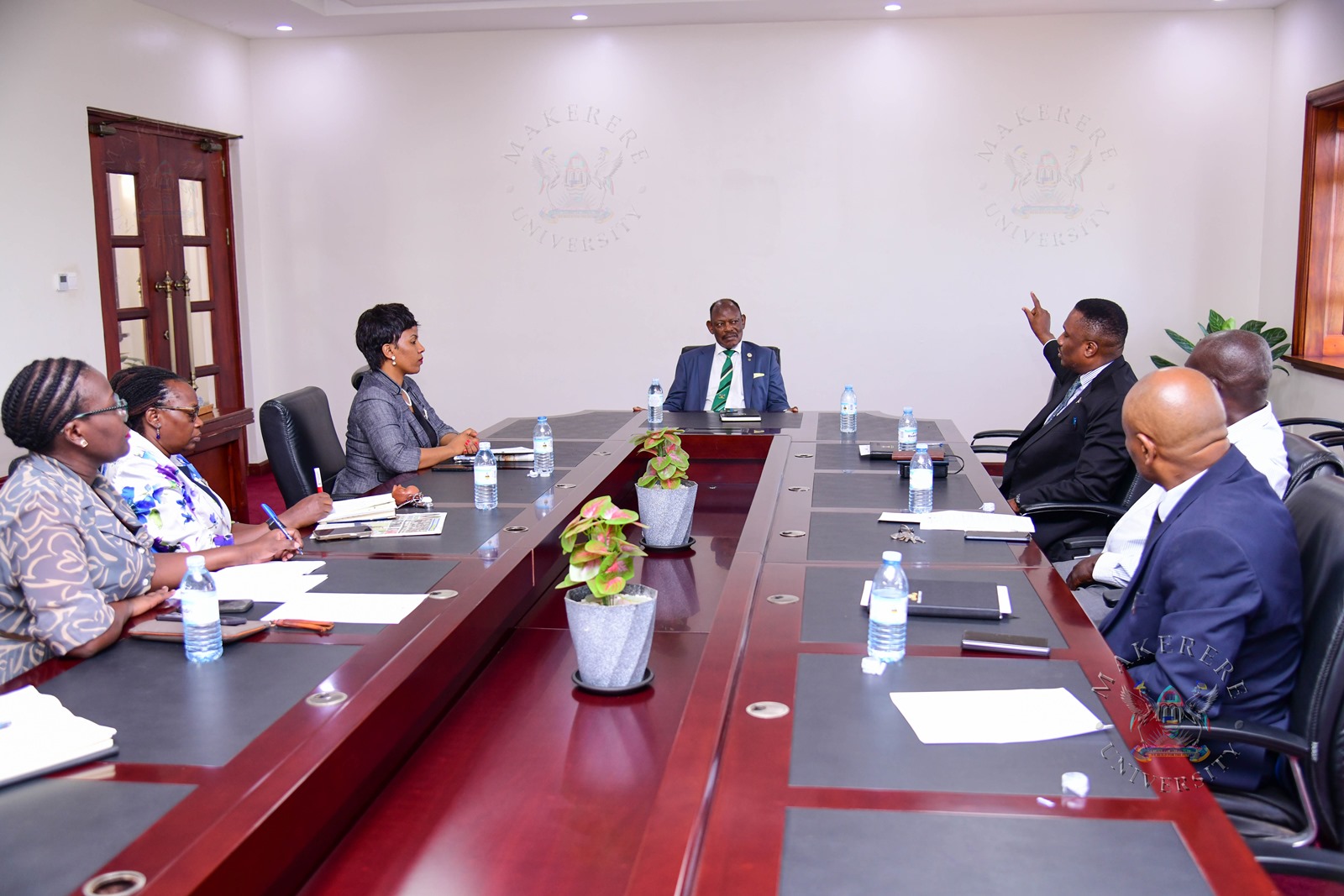 Vice Chancellor, Prof. Barnabas Nawangwe inaugurates Second Makerere University Health User Committee (Mak-HUC) chaired by Dr. Allen Kabagenyi, 20th April 2026, Main Building, Kampala Uganda, East Africa.