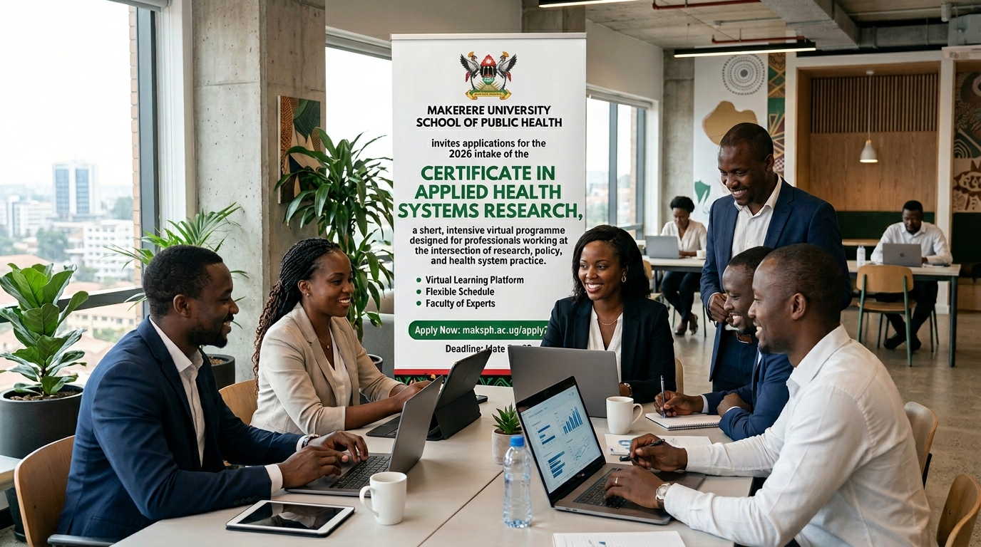 Announcement: 2026 Intake – Certificate in Applied Health Systems Research. Photo: Nano Banana 2