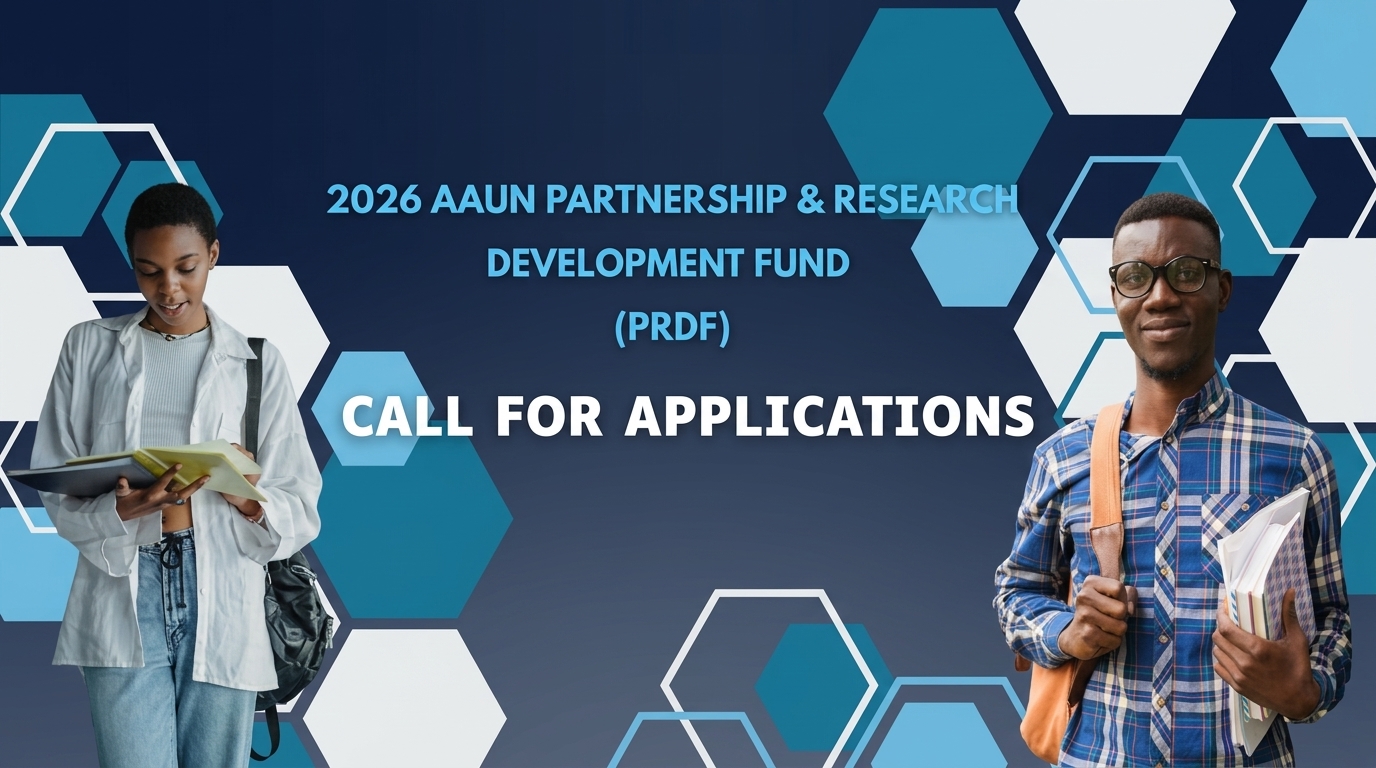 Call for GRANT Applications: The 2026 AAUN Partnership & Research Development Fund (PRDF). Photo: AAUN Re-scaled Nano Banana 2