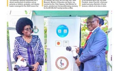 Cover Page of the Makerere University Newsletter Jan-Mar 2026. Kampala Uganda, East Africa.