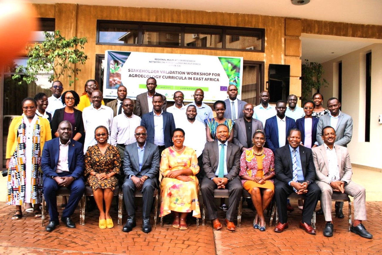 Participants at the workshop at Protea Hotel in Kampala on 5th May 2026. Makerere University College of Agricultural and Environmental Sciences (CAES), two-day Stakeholder Validation Workshop for the Agroecology Curriculum in East Africa, 5th and 6th May 2026, at Protea Hotel, Kampala Uganda.