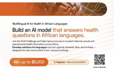 Makerere University Centre for Artificial Intelligence (Mak-AI) Multilingual AI for Health Challenge is now open fully online on Zindi, Deadline: 21st July 2026. College of Computing and Information Sciences (CoCIS), Kampala Uganda, East Africa.