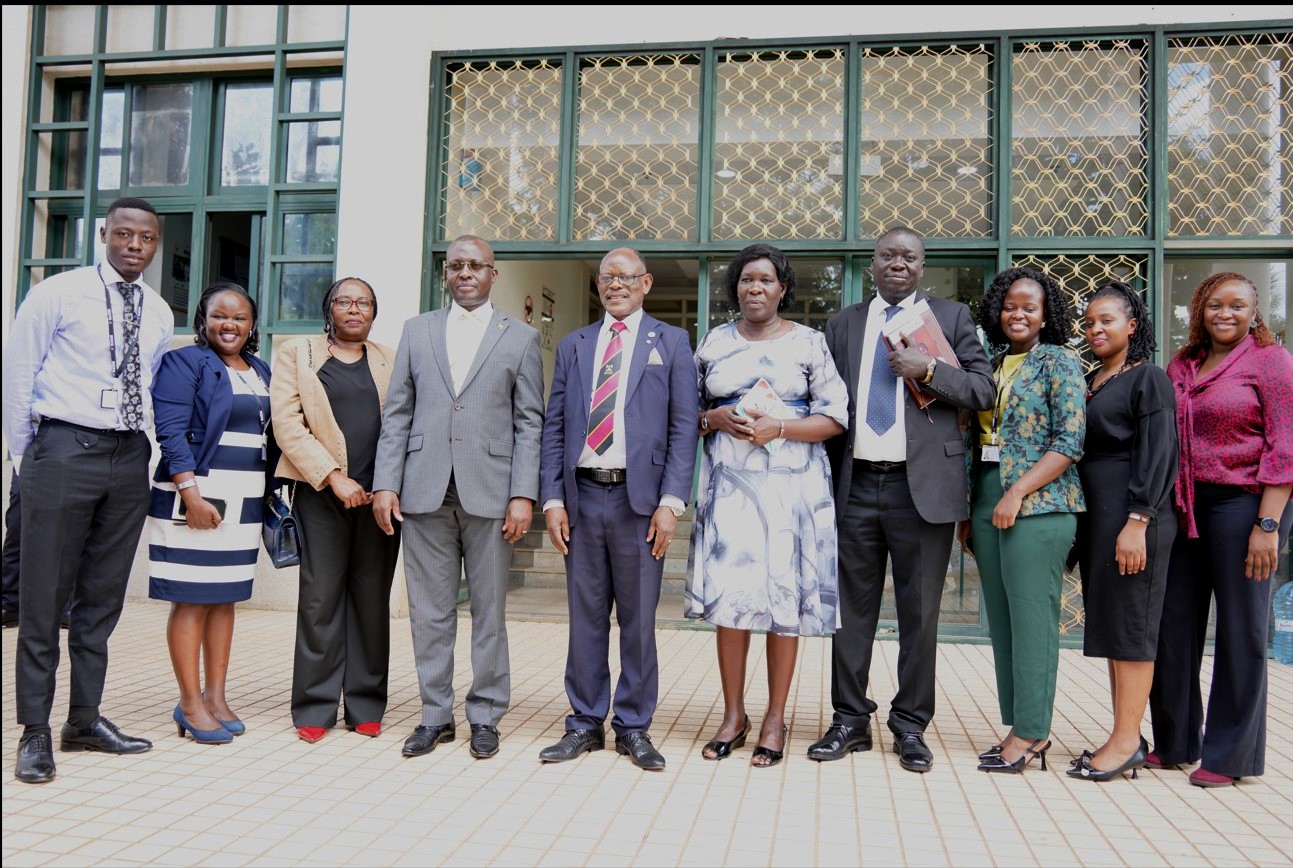 Hon. John Mulimba and Prof. Barnabas Nawangwe flanked by staff from the Ministry of Foreign Affairs, Makerere University as well as Dr. Florence Nakayiwa – Deputy Executive Secretary at RUFORUM and Legal Counsel Ronald Obel. The Regional Universities Forum for Capacity Building in Agriculture (RUFORUM) signing of an addendum to the 2004 existing agreement with the Government of Uganda confirming the status of RUFORUM as an international organization with diplomatic status in Uganda by Minister of State for Foreign Affairs in charge of Regional Affairs, Honorable. John Mulimba, on behalf of the Government of Uganda, and Professor Barnabas Nawangwe, Vice Chancellor of Makerere University, representing the RUFORUM Board 30th April 2026, Kampala Uganda, East Africa.