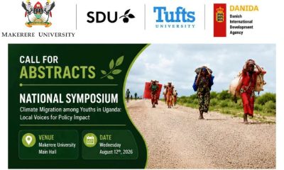 Call For Abstracts: National Symposium on Climate Migration among Youths in Uganda. Submission Deadline: 9th June 2026