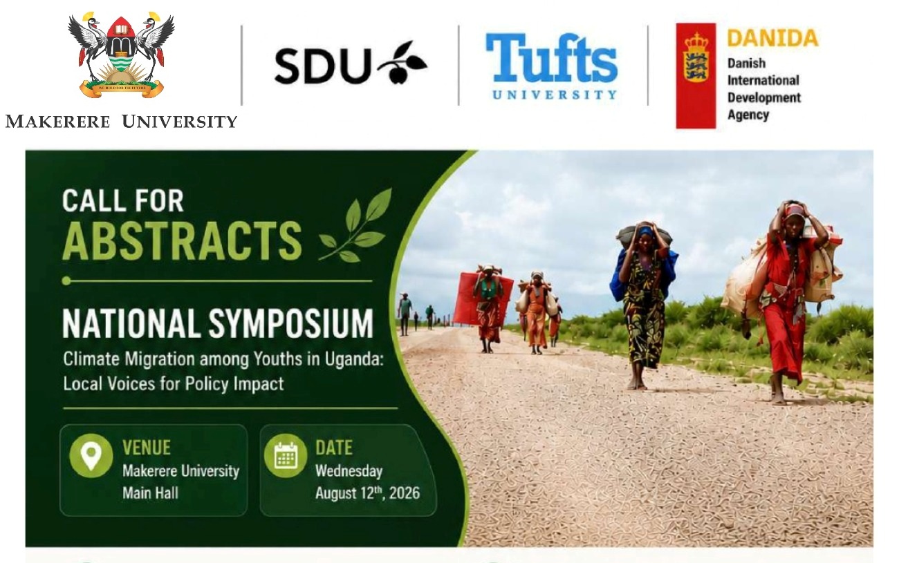 Call For Abstracts: National Symposium on Climate Migration among Youths in Uganda. Submission Deadline: 9th June 2026