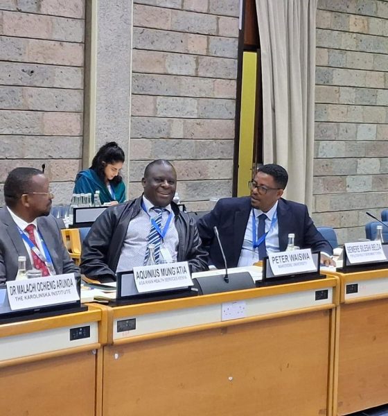Prof. Peter Waiswa (C) with participants at the World Health Regional Summit on 29 April 2026 in Nairobi Kenya. Photo: MNCH. Makerere University Center of Excellence for Maternal, Newborn and Child Health (MNCH), based at the Makerere University School of Public Health in Kampala Uganda