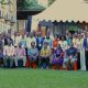 Officials pose for a group photo with participants in the specialized short course on Artificial Intelligence (AI) and Machine Learning (ML) focused on their application in tuberculosis (TB) research, held from June 23–27, 2025, ResilientAfrica Network (RAN), Kololo MakSPH Annex. Makerere University School of Public Health, Kampala Uganda, East Africa.