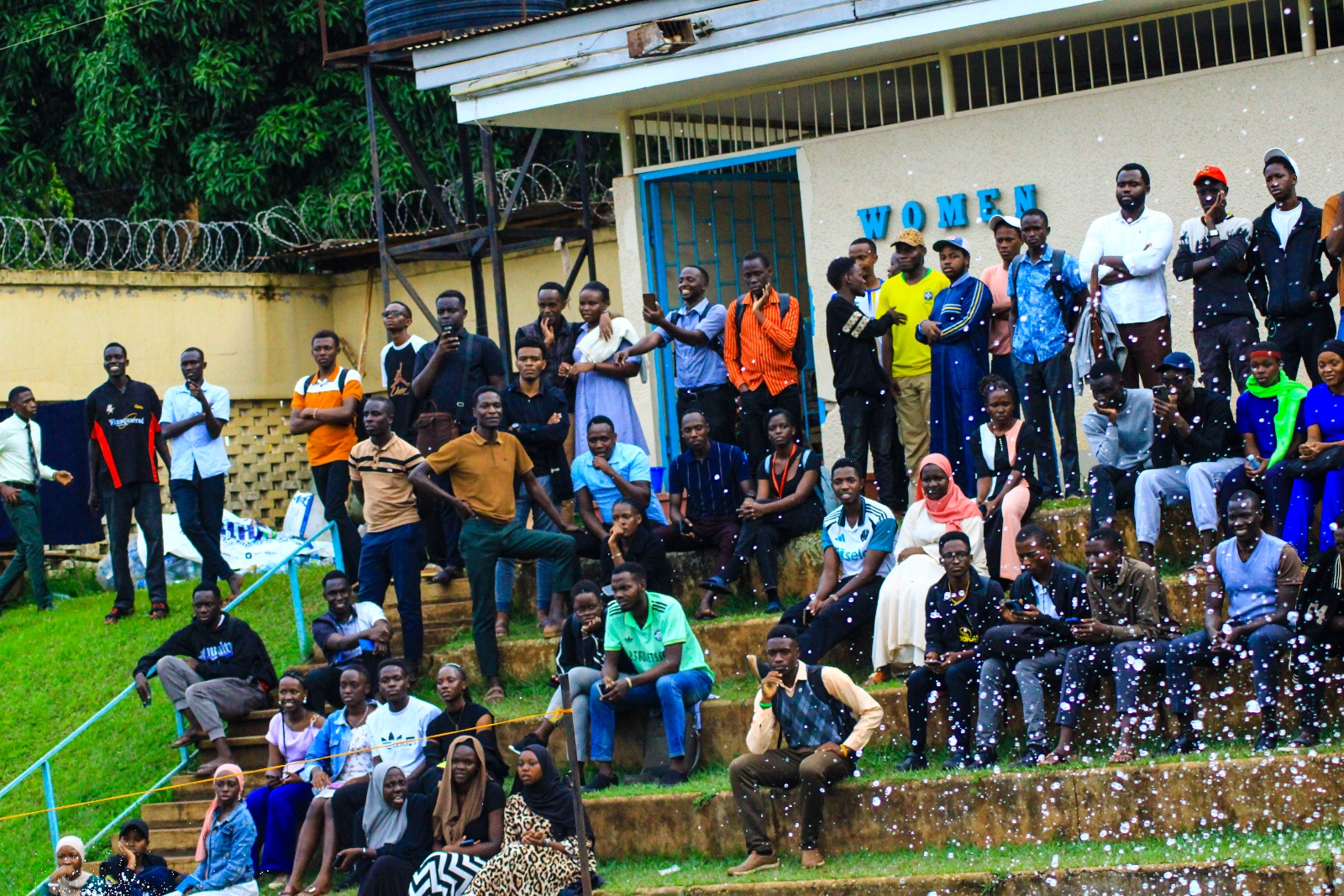 The swimming action kept spectators on their feet. The Inter-Hall Swimming Championships, 17th April 2026, Makerere University Pool, Kampala Uganda, East Africa. Photos: Patrick Kawaii Instagram/WabwireJr