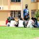 Makerere University Students in a discussion group.