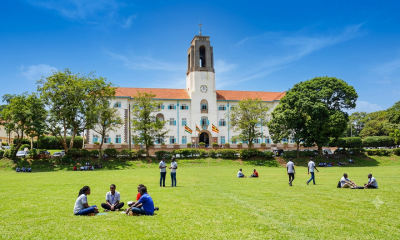 Students in discussion groups at Freedom Square.