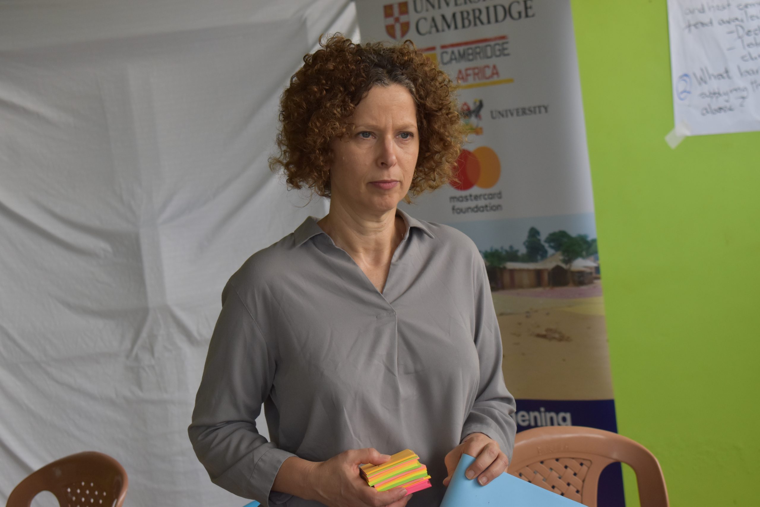 Dr. Irit Katz, Assoc. Prof. of Architecture, University of Cambridge, UK. The Communities of Hosts and Refugees Transitioning to Climate Resilience (CHART-CR) through workshops project focused on the interlinked dimensions of climate variability, food security, livelihoods, and water availability across diverse ecological contexts, including lowland refugee-hosting areas and mountainous, flood-prone regions through collaborative partnership between Makerere University Kampala Uganda, East Africa, University of Cambridge, and Cambridge-Africa Programme, with financial support from the Mastercard Foundation and Cambridge-Africa.