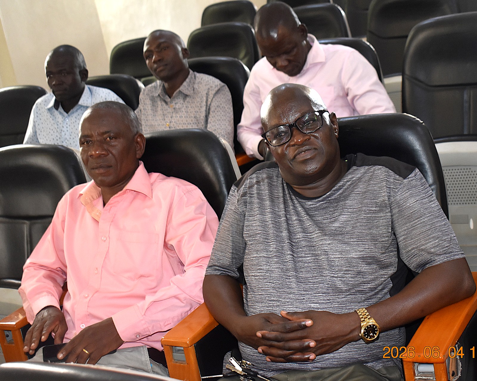 Some members of staff from DABE at the handover ceremony. Prof. Isa Kabenge has officially hands over leadership of the Department of Agricultural and Biosystems Engineering (DABE) on 4th June 2026, School of Food Technology, Nutrition and Bioengineering Conference Hall, College of Agricultural and Environmental Sciences (CAES), Makerere University, Kampala Uganda, East Africa.