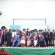 The first cohort of fellows that graduated from the Perinatal and Neonatal Medicine Fellowship Programme (seated) with dignitaries on 17th June 2026. College of Health Sciences graduated the first cohort of fellows from the Perinatal and Neonatal Medicine Fellowship Programme, 17th June 2026, Main Hall, Makerere University, Kampala Uganda, East Africa.