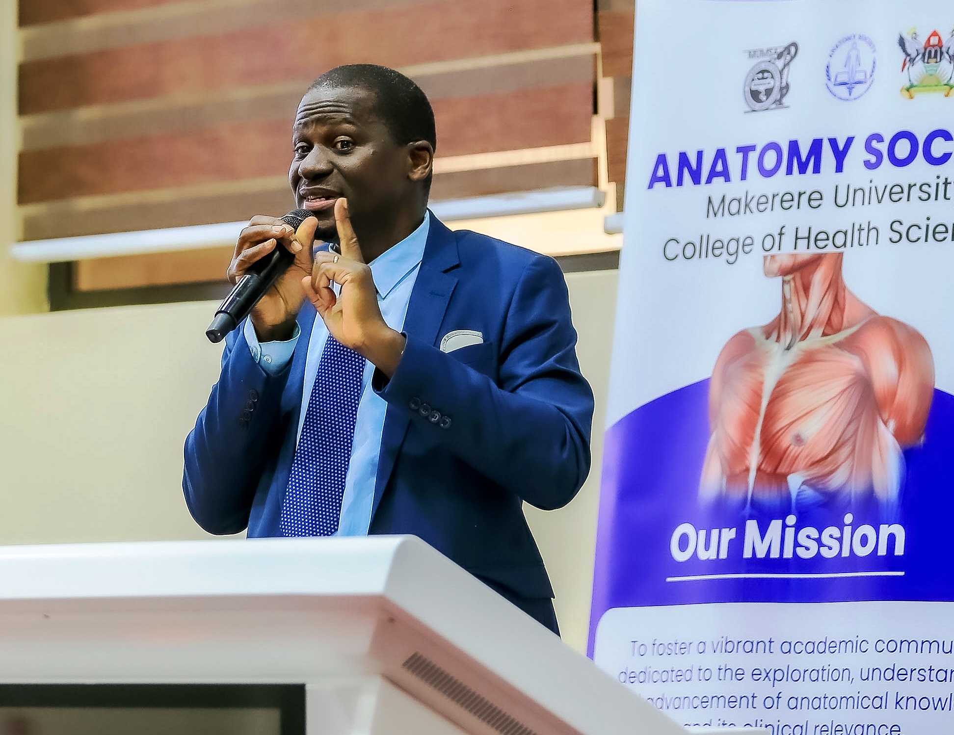Prof. Elisa Mwaka. Second Cadaver Commemoration Ceremony organized by the Makerere Students' Anatomy Society under the Department of Anatomy, College of Health Sciences (CHS) on June 11, 2026 at Makerere University School of Public Health Auditorium, Main Campus, Eastern Gate, Kampala Uganda, East Africa.