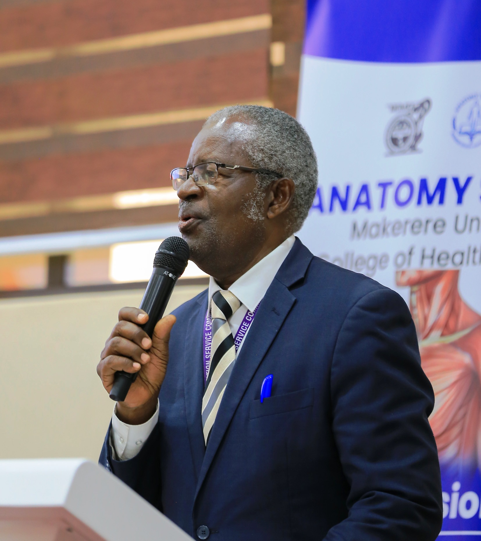 Rev. Prof. Dr. Samuel Luboga. Second Cadaver Commemoration Ceremony organized by the Makerere Students' Anatomy Society under the Department of Anatomy, College of Health Sciences (CHS) on June 11, 2026 at Makerere University School of Public Health Auditorium, Main Campus, Eastern Gate, Kampala Uganda, East Africa.