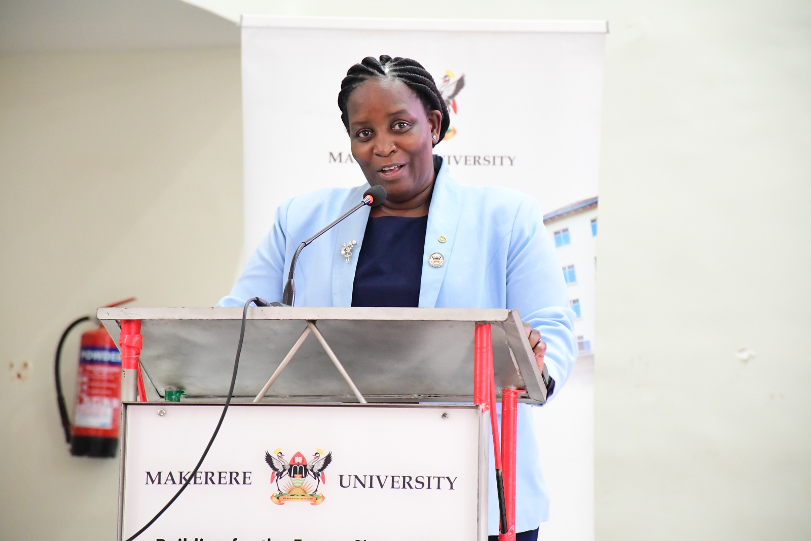 Prof. Helen Nambalirwa Nkabala. Inter-University Symposium on Pan-Africanism and Reparatory Justice held ahead 21st May 2025 of the Africa Day Celebrations with over 23 participating Universities, Main Hall, Makerere University, Kampala Uganda, East Africa.