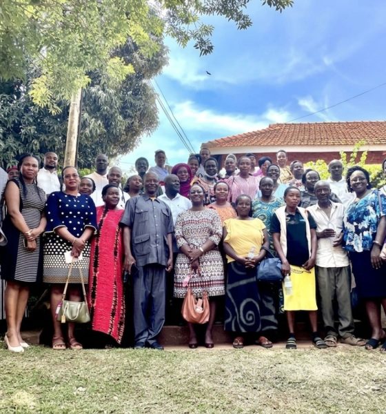 Study participants join Principal Investigator Professor Peter Baguma, members of the research team and officials from the Ministry of Health's Department of Mental Health and Control of Substance Abuse for a group photo after the dissemination workshop on 16th June 2026. Physiology Lecture Theatre at the College of Health Sciences, Mulago Hospital Complex, Makerere University, Kampala Uganda, East Africa.