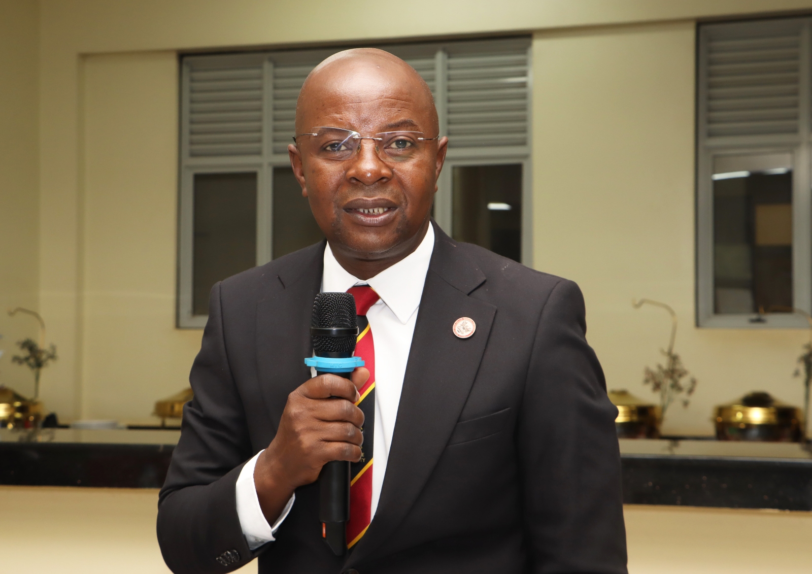 Prof. Edward Bbaale, makes his remarks during the ceremony. Makerere University Environment for Development Initiative (EfD- Mak Centre) graduation of five senior government officials under the 2025 Inclusive Green Economy (IGE) Fellowship Programme, equipping them with advanced knowledge and skills to champion climate-smart agriculture (CSA) and sustainable development in Uganda, June 25, 2026, Makerere University Agricultural Research Institute, Kabanyolo (MUARIK), Wakiso, East Africa.