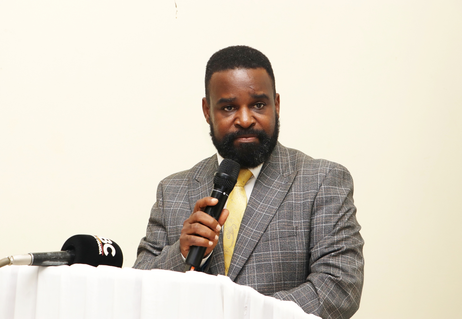 Prof. Robert Wamala, who represented the Vice Chancellor makes opening remarks during the ceremony. Makerere University Environment for Development Initiative (EfD- Mak Centre) graduation of five senior government officials under the 2025 Inclusive Green Economy (IGE) Fellowship Programme, equipping them with advanced knowledge and skills to champion climate-smart agriculture (CSA) and sustainable development in Uganda, June 25, 2026, Makerere University Agricultural Research Institute, Kabanyolo (MUARIK), Wakiso, East Africa.