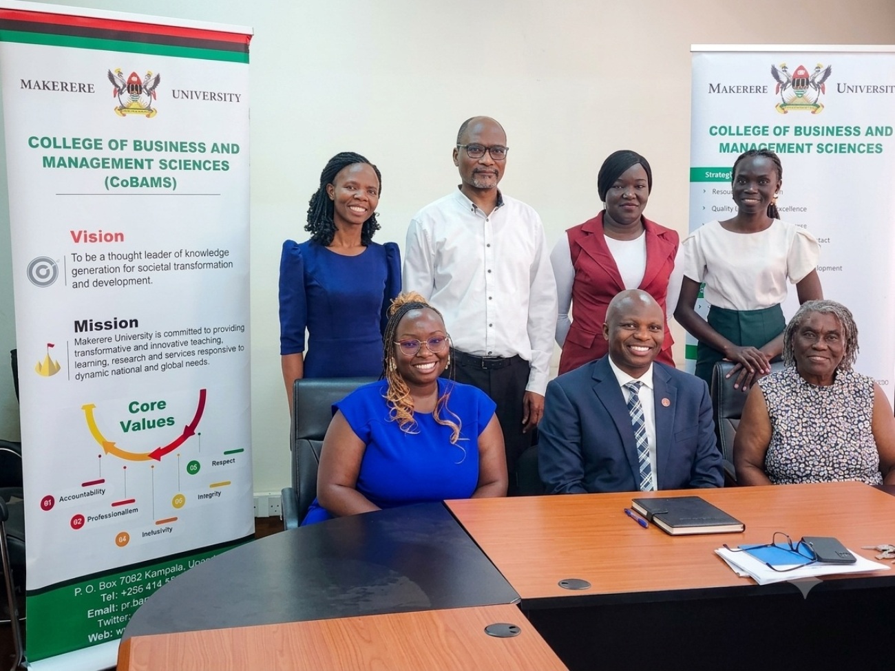 College of Business and Management Sciences (CoBAMS), in partnership with Rounding Up The Edges (ROUTE) International and SLS Solutions Limited engagement aimed at equipping students with Soft Skills and Professional Competencies, 17th June 2026, Makerere University, Kampala Uganda, East Africa.