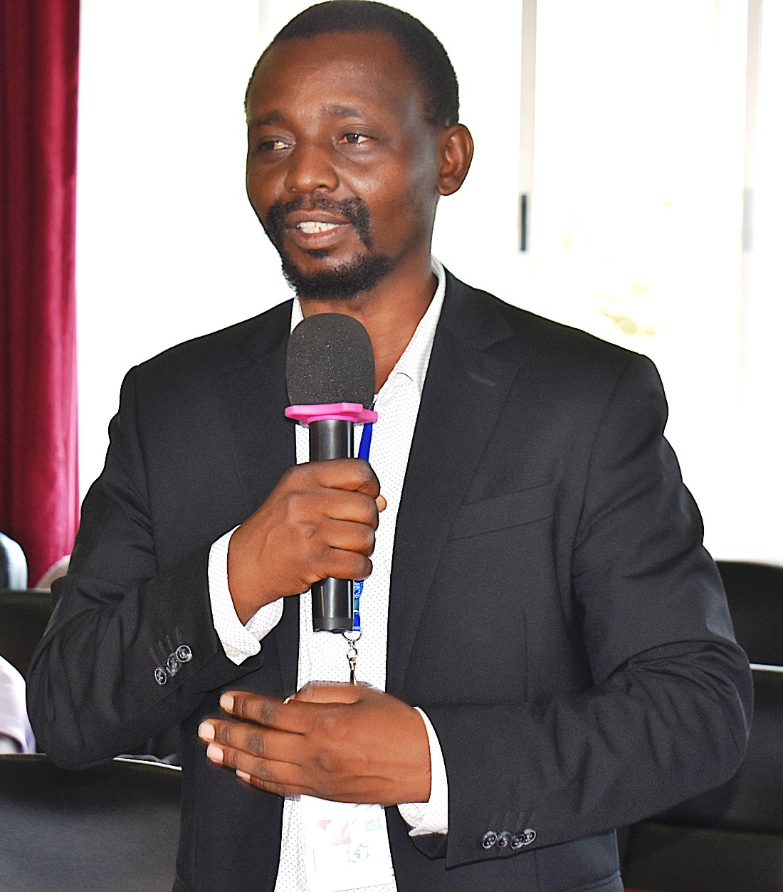 Dr Ismail Mirumbe, Head, Department of Mathematics at Makerere University delivering his remarks at the workshop. Department of Mathematics three-day workshop aimed at enhancing the contribution of mathematics to sustainable development as part of the Africa-Europe Cluster of Research Excellence in Mathematics (CoRE-MATH) initiative, implemented in collaboration with the NORHED II project, Mathematics for Sustainable Development (Math4SDG), 8th-10th June 2026, Makerere University, Kampala Uganda, East Africa.