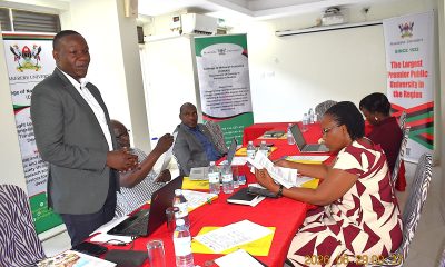 The Project Coordinator, Dr Denis Mutebi briefing the team about the planned activities on the first day of the inception workshop held at Nyumbani Hotel in Kampala on 29th June 2026. Department of Geology and Petroleum Studies, inception workshop of comprehensive project to reform geology education and strengthen Uganda’s human resource capacity for the mineral sector through “Strengthening Uganda’s Mineral Sector through Labour-Market Aligned Curricula Reforms: A Comprehensive Review of BSc/MSc/PhD Geology Curricula and Development of Industry-Aligned Short Courses at Makerere University (Mak-SDMU) Project, 29th June-1st July 2026, Nyumbani Hotel, Kampala Uganda, East Africa, funded by the Government of the Federal Republic of Germany and the European Union through GIZ, in partnership with Ministry of Energy and Mineral Development (MEMD).