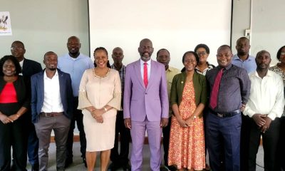 Prof. Julius Kikooma (Centre) with stakeholders at the Workshop on 18th June 2026. Stakeholders’ Curriculum Development Consultation Workshop organized by the Directorate of Graduate Training in collaboration with the Centre for Teaching and Learning Support (CTLS) to develop a curriculum for a specialized Certificate Course in Supervision and Mentoring for Graduate Training and Higher Education Management, 18th June 2026, Senate Building Telepresence Hall, Makerere University, Kampala Uganda, East Africa.