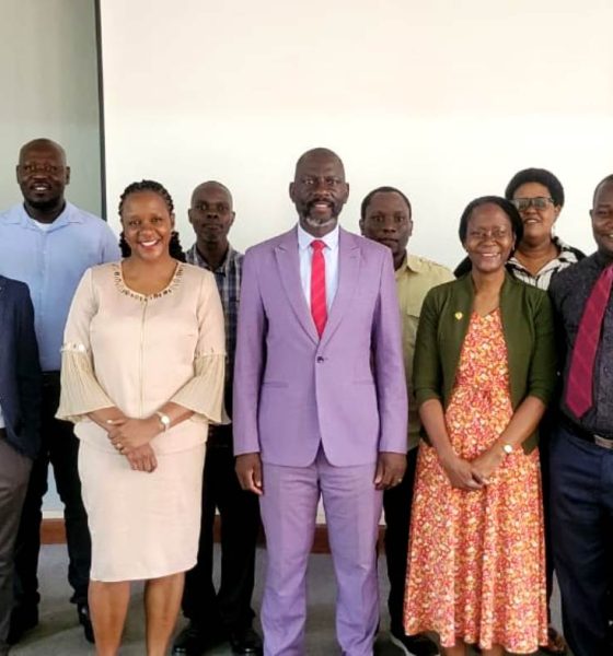 Prof. Julius Kikooma (Centre) with stakeholders at the Workshop on 18th June 2026. Stakeholders’ Curriculum Development Consultation Workshop organized by the Directorate of Graduate Training in collaboration with the Centre for Teaching and Learning Support (CTLS) to develop a curriculum for a specialized Certificate Course in Supervision and Mentoring for Graduate Training and Higher Education Management, 18th June 2026, Senate Building Telepresence Hall, Makerere University, Kampala Uganda, East Africa.