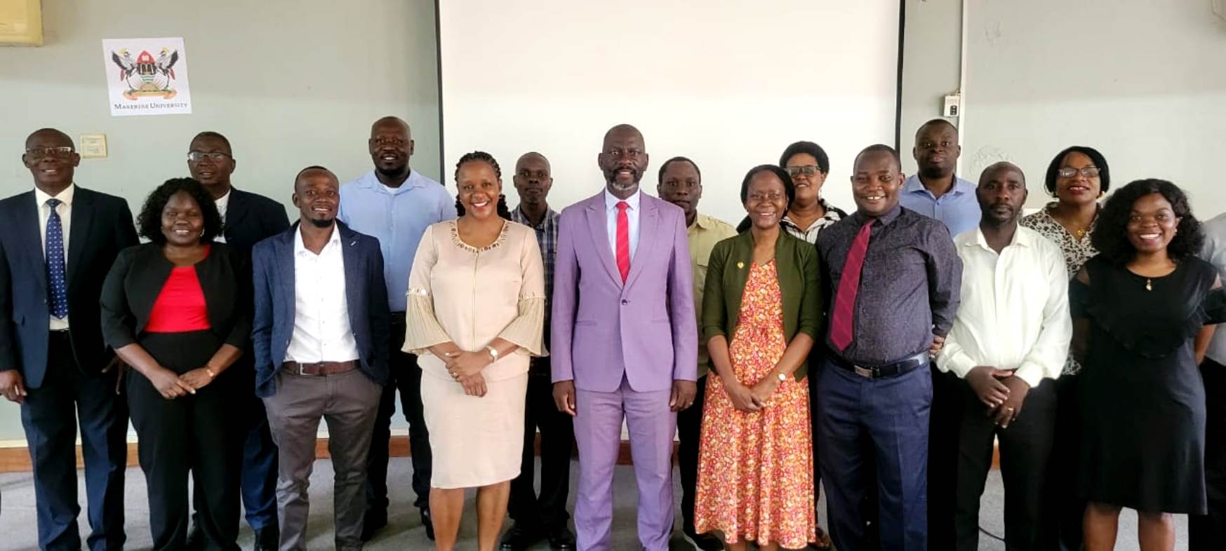 Prof. Julius Kikooma (Centre) with stakeholders at the Workshop on 18th June 2026. Stakeholders’ Curriculum Development Consultation Workshop organized by the Directorate of Graduate Training in collaboration with the Centre for Teaching and Learning Support (CTLS) to develop a curriculum for a specialized Certificate Course in Supervision and Mentoring for Graduate Training and Higher Education Management, 18th June 2026, Senate Building Telepresence Hall, Makerere University, Kampala Uganda, East Africa.