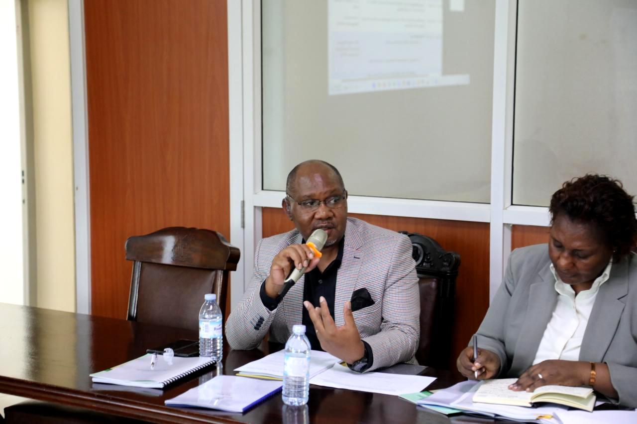 Acting PS Mr. Rogers Kaija Irumba. Rollout of Productivity Measurement Information System (Pro-MIS), a digital platform designed to assess, monitor, and improve productivity across Ministries, Departments, Agencies (MDAs), and local governments, developed by a multidisciplinary team of researchers led by Prof. Robert Wamala, the Director for Research, Innovations and Partnerships at Makerere University, Kampala Uganda, East Africa.