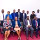 Seated: Prof. Sarah Ssali (2nd L) and Prof. Robert Wamala (2nd R) with Chairpersons of Research Ethics Committees on 25th May 2026. High-level meeting between University Management and Chairpersons of Research Ethics Committees (RECs) held in the Vice Chancellor’s Boardroom, Makerere University Main building, Kampala Uganda, East Africa on May 25, 2026.