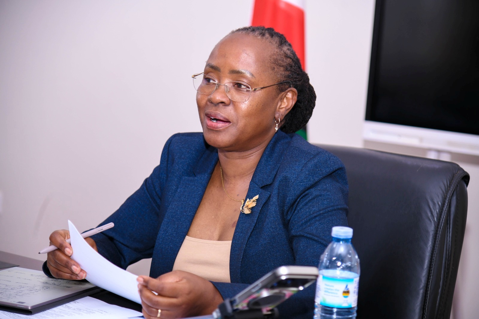 Prof. Sarah Ssali. High-level meeting between University Management and Chairpersons of Research Ethics Committees (RECs) held in the Vice Chancellor’s Boardroom, Makerere University Main building, Kampala Uganda, East Africa on May 25, 2026.