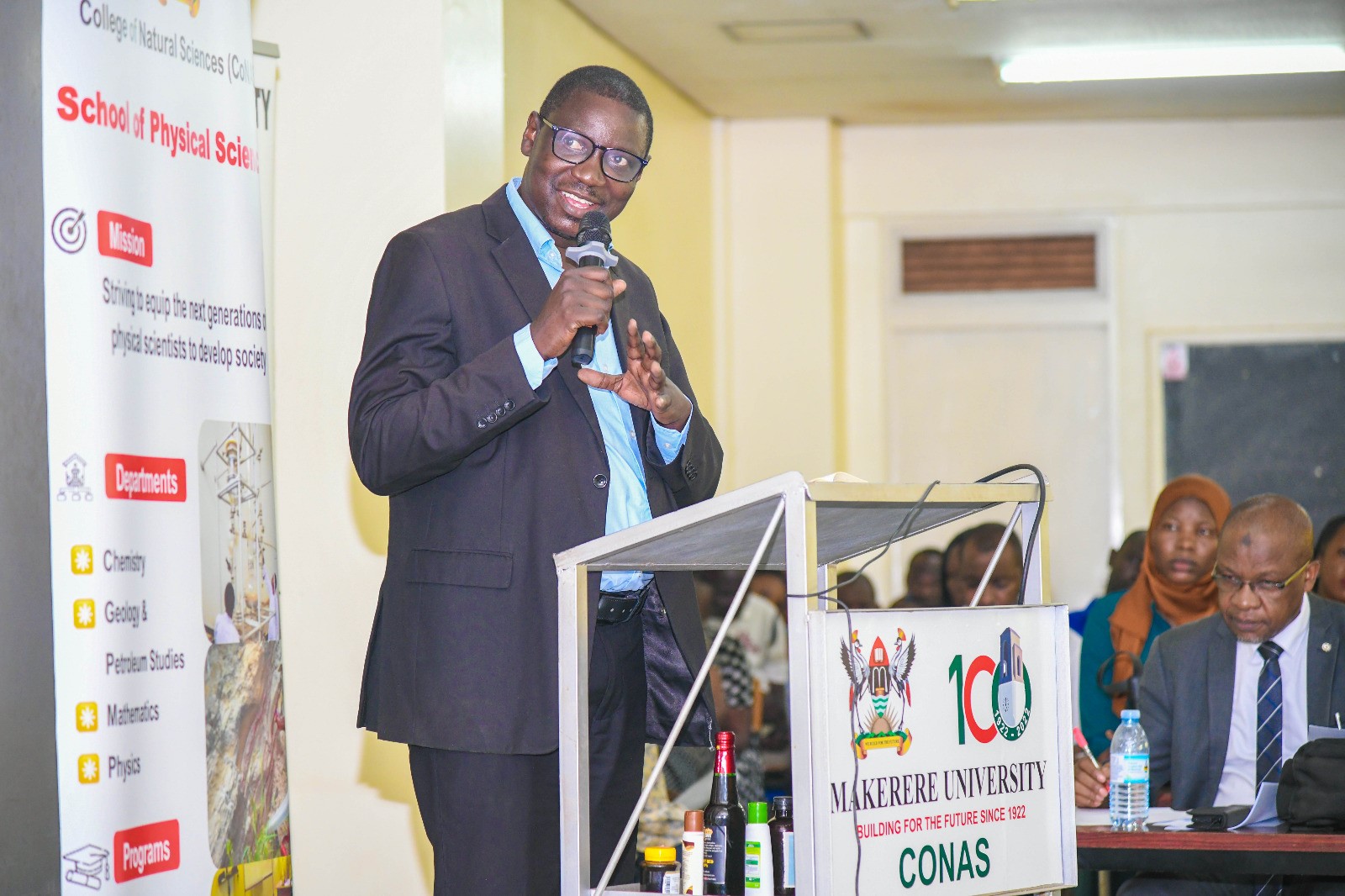 The Chief Quality Assurance Officer, Dr. Cyprian Misinde urged staff to consistently upload all publications into the university’s quality assurance system to ensure accurate and comprehensive documentation of research achievements. The Vice Chancellor, Prof. Barnabas Nawangwe and Management's engagement with the College of Natural Sciences (CoNAS) Leadership and Staff, 19th June 2026, Makerere University, Kampala Uganda, East Africa.