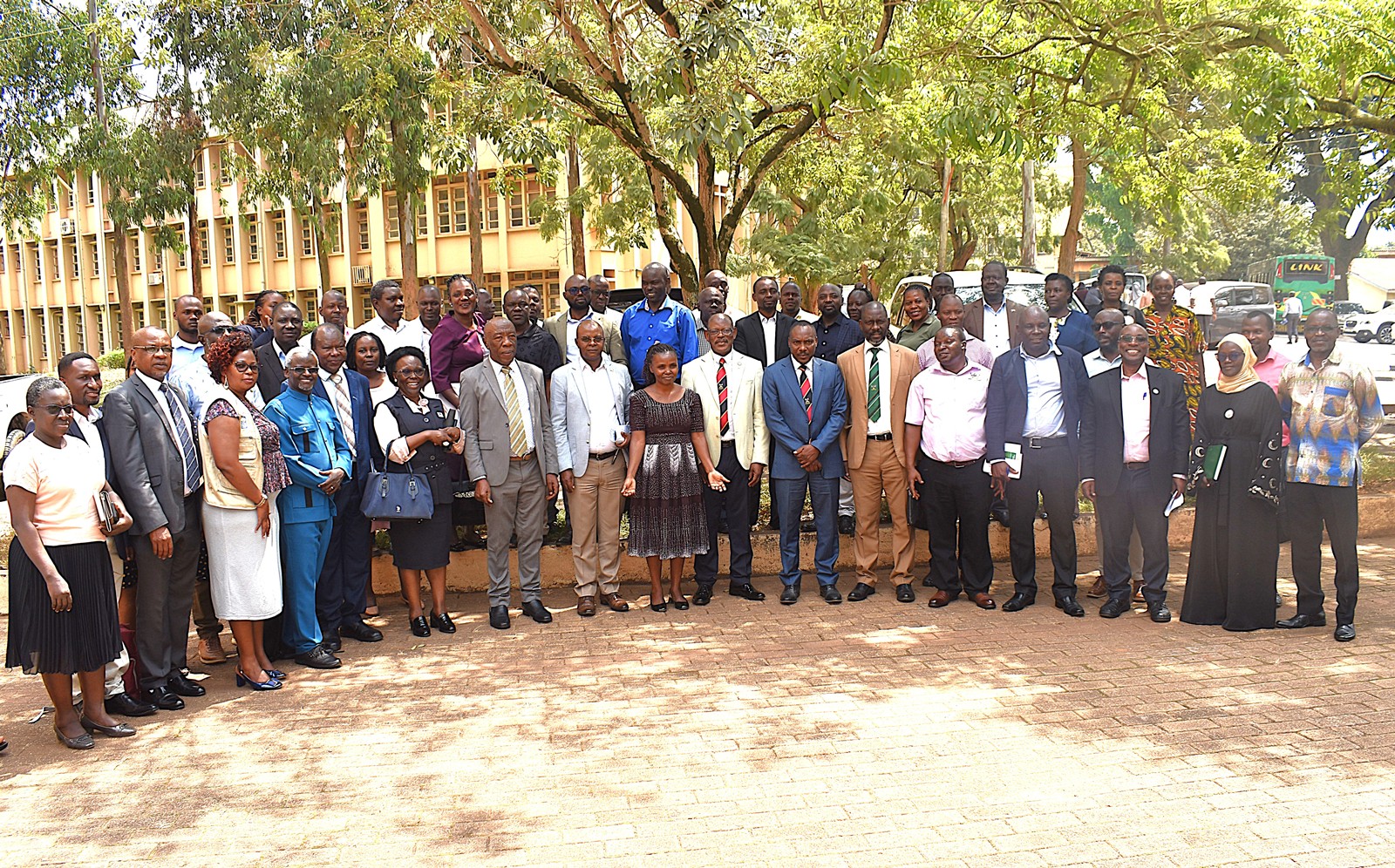The VC with some of the CoNAS staff after the meeting. The Vice Chancellor, Prof. Barnabas Nawangwe and Management's engagement with the College of Natural Sciences (CoNAS) Leadership and Staff, 19th June 2026, Makerere University, Kampala Uganda, East Africa.