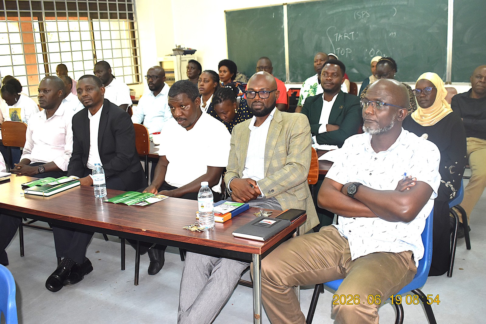 CoNAS staff at the meeting. The Vice Chancellor, Prof. Barnabas Nawangwe and Management's engagement with the College of Natural Sciences (CoNAS) Leadership and Staff, 19th June 2026, Makerere University, Kampala Uganda, East Africa.
