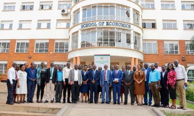 The Vice Chancellor, Prof. Barnabas Nawangwe calls upon members of faculty and researchers at the College of Business and Management Sciences (CoBAMS) to harness the power of graduate training to change Africa’s research trajectory, 15th June 2026, School of Business Conference Room, Makerere University, Kampala Uganda, East Africa.